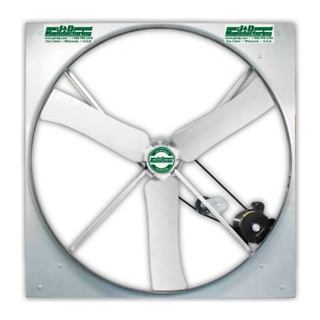 J & D Manufacturing J&D 50" Panel Fan - Belt Drive - 230/460V - 1HP - 3PH - 22,300 CFM VPX50GV61031